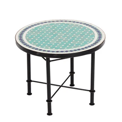 ALBENA MAROKKO GALERIE Marokkanischer Couchtisch 60cm * 32 Farben * orientalischer Tisch Mosaiktisch