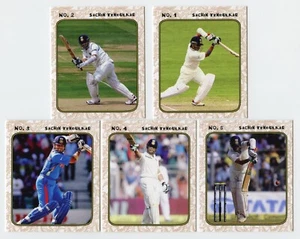 2 COMPLETE SETS 10 CARDS CRICKET LOT: Sachin Tendulkar Mumbai Indians India - Picture 1 of 1