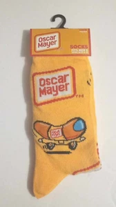 OSCAR MAYER WEINER MOBILE PAIR CREW CUT SOCKS Men's 6-12 Poly/Spandex The Rev - Picture 1 of 23