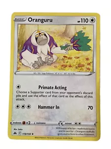 Pokemon Karte Rare Oranguru 119/159 Crown Zenith Non-Holo Nintendo Near Mint - Bild 1 von 5