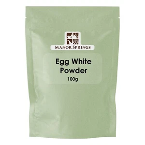 Egg White Powder 100g by Manor Springs - Picture 1 of 2