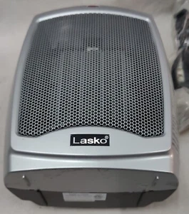 Lasko 754200 Ceramic Adjustable Thermostat Space Heaters, Non-Oscillating Silver - Picture 1 of 5