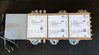 Fuba Sat Multischalter FMG 508 mit zwei FME 524 E Einkabel Erweiterungen  - Bild 1 von 3