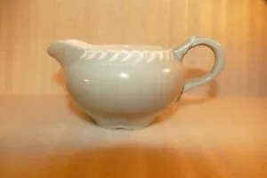 Harker Pottery Chesterton Creamer Light Gray White Royal Gadroon Trim EXCELLENT - Picture 1 of 7