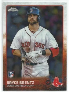 Bryce Brentz Boston Red Sox 2015 Topps Chrome Rookie Card - Picture 1 of 2