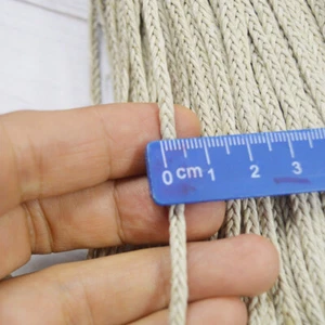 4mm Hanf Seil Geflochten Jute Kordel Band Rustikal Retro DIY Polster Seil - Picture 1 of 9