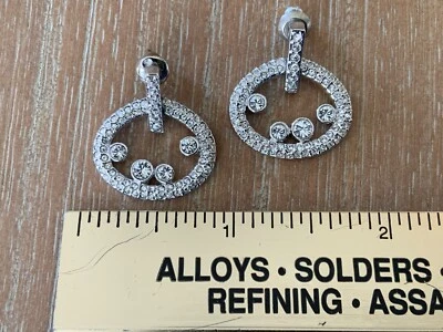 Pendientes cristal swarovski firmados Foto 1 de 4