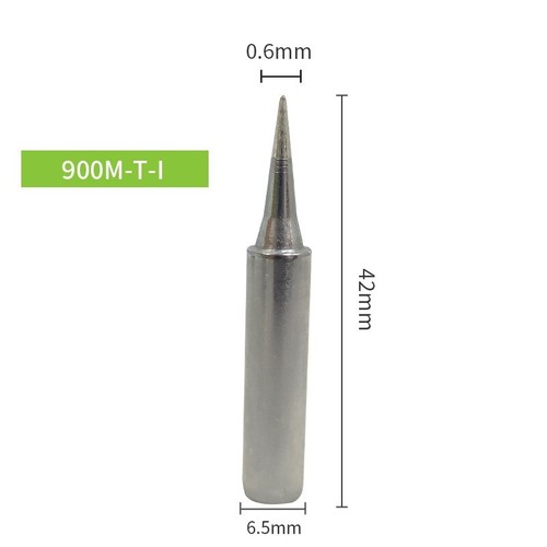 5 x 6.5mm Shank Dia 0.8mm Point Soldering Solder Iron Tips 900M-T-LI