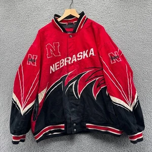 University of Nebraska Cornhuskers Haizahn Jacke Herren 4XL rot schwarz weiß - Bild 1 von 11