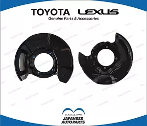TOYOTA Genuine OEM LAND CRUISER 200 LX570 08-15 Front Disc Brake Dust Cover Set - Picture 1 of 1