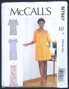 NEU/UNGESCHNITTEN M7947 McCall's Muster Misses Kleider 4 Variationen (Gr. XS-MD) - Bild 1 von 2
