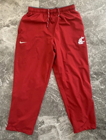 Chase Holbrook QB/COACH Washington State Cougars NIKE PANTS Red New Mexico St XL Cover
