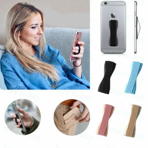 10PCS ☆ Ultra Thin Finger Grip Strap Phone Holder for Mobile Phone iPhone iPad  - Picture 1 of 6