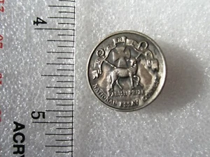 Antique NCRLC Torson & Franz Badge Co. Baltimore, MO Catholic Sterling Medal Pin - Picture 1 of 7