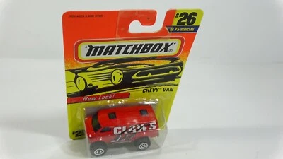 1997 Matchbox #26 of 75 Vehicles Die Cast Van CLAWS Chevy Van - Изображение 1 из 4