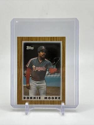 1987 Topps League Leaders Minis #46 Donnie Moore - Image 1 of 2