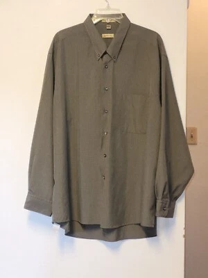 Camisa abotonada manga larga flecha vintage para hombre XXL 18-18 1/2,34-35 sin arrugas Foto 1 de 3