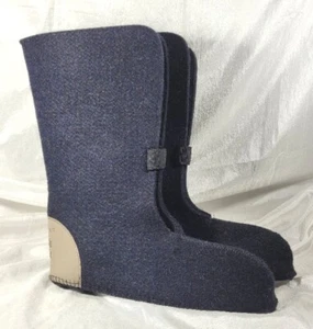 Schnees The Brand Felt Wool Extra Western Boot Pull On Liners - Size 9 - Picture 1 of 4