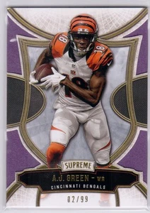 2015 Topps Supreme Violet Parallel #26 A.J. Green #02/99 - Picture 1 of 1