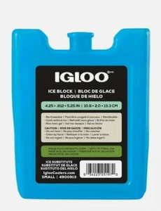 Ice Gel Block Packs Non-Toxic 4" X 5" Re-Freezable By IGLOO CO Lunch Pail Cooler - Picture 1 of 4
