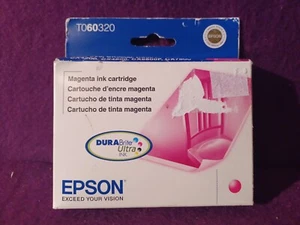 New Epson 60 Magenta Ink Cartridge  T060320 07/2011 BRAND NEW GENUINE - Picture 1 of 3