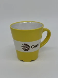 Burger King Cafe Kaffeetasse gelb Edition 2012 Tasse Becher Tee Heißgetränk - Bild 1 von 6