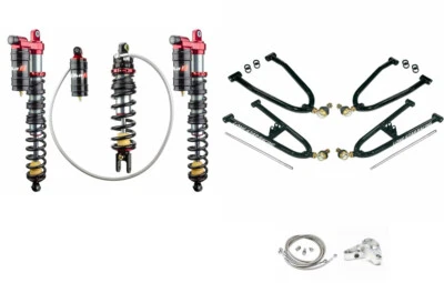 Lonestar A-Arms Elka Legacy Front Rear Shocks +1" XC Suspension Kit  Raptor 250 - Image 1 of 4