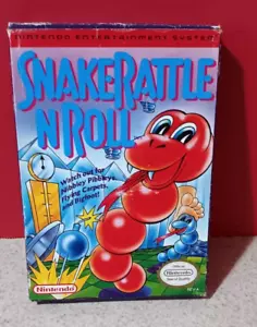 Snake Rattle N Roll Nintendo CIB Complete in Box - Picture 1 of 6