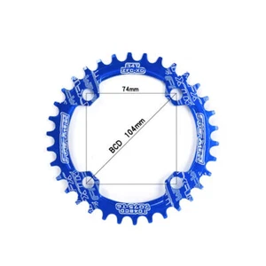 Bike Chain Ring Round 32T-38T 104BCD Chain Ring Crankset Replacement Sprocket UK - Picture 1 of 12