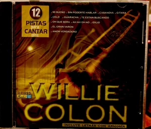 12 Pistas De Cantar Como Willie Colon Karaoke CD Sealed Fuentes Columbia - Imagen 1 de 2
