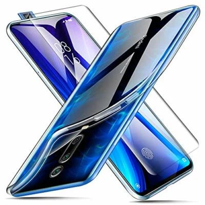 COVER CUSTODIA + PELLICOLA VETRO TEMPERATO PER XIAOMI MI 9T MI 9 T TRASPARENTE - Immagine 1 di 4
