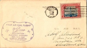 Alamosa Colorado - Alamosa Airport Dedication - Flown to Pueblo - 1929 - Bild 1 von 1