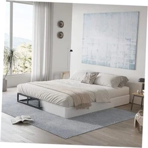 Queen Box Spring 5 Inch Low Profile Heavy Duty Metal Frame Mattress Foundation - Picture 1 of 7