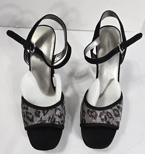 Bandolino Womens block heel sandal Sz 9.5 Open Toe Dress Shoe With 4.5 inch heel - Picture 1 of 7