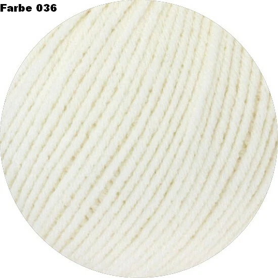 Lana Grossa ELASTICO 036 Wollweiß 50g