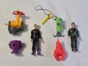 Vintage 1990 Kenner Real Ghostbusters Power Pack Heroes Egon & Venkman Complete - Bild 1 von 9