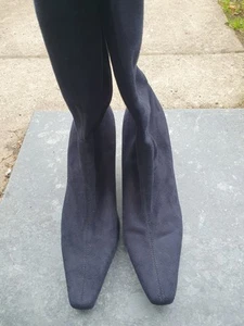 Marks and Spencer Women's Suede High Boot Size 7.5 - Picture 1 of 11