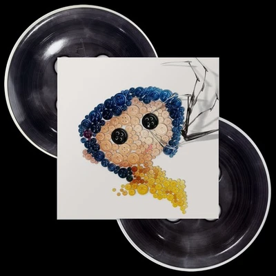 Coraline Original Soundtrack Vinyl 2LP Black Button Limited Edition Picture Disc - Image 1 of 4