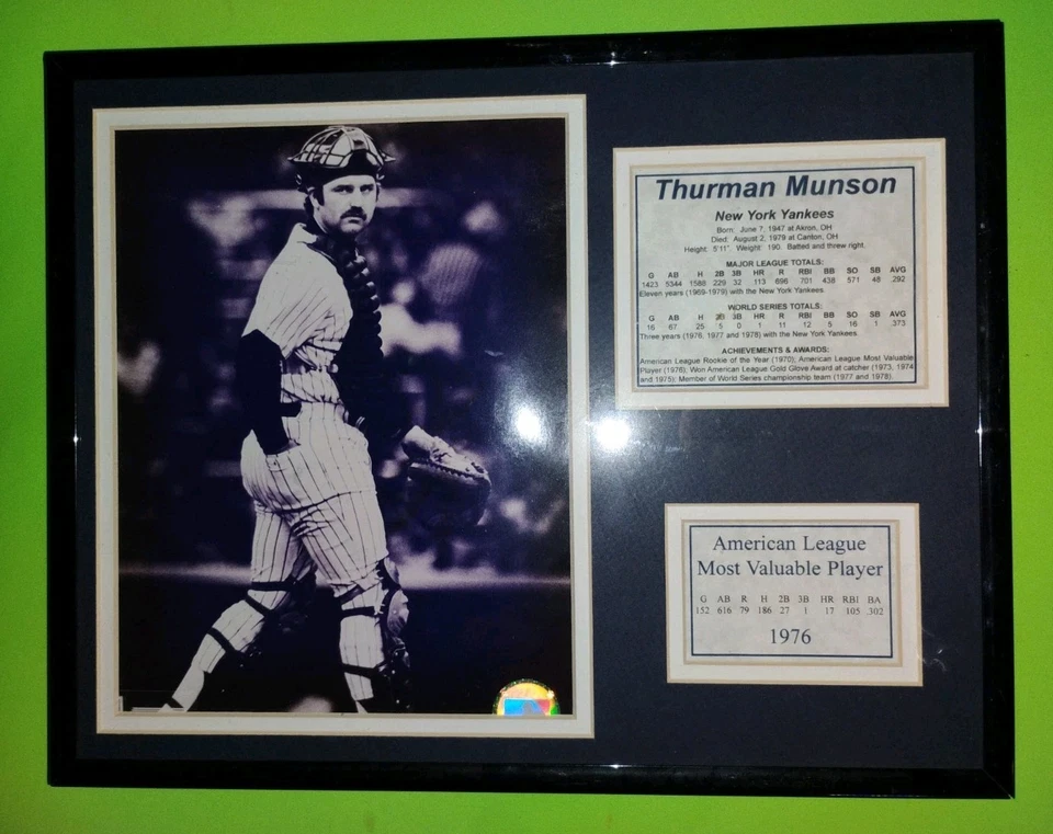 Yankee's 1976 MVP Thurman Munson  - Image 1 of 4