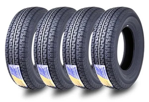 Grand Ride Set 4 Trailer Tires ST225/75R15 10 Ply Load Range E Steel Belted R... - Picture 1 of 6