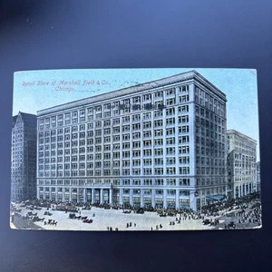  Retail Store Marshall Field Chicago IL 1910 post  FABVINTY BARGAIN POSTCARD - Picture 1 of 4