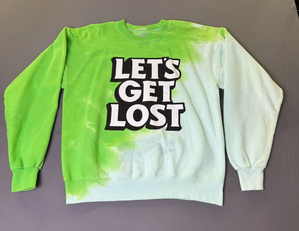 Sudadera Lets Get Lost Tie-Dye Mediana Foto 1 de 4