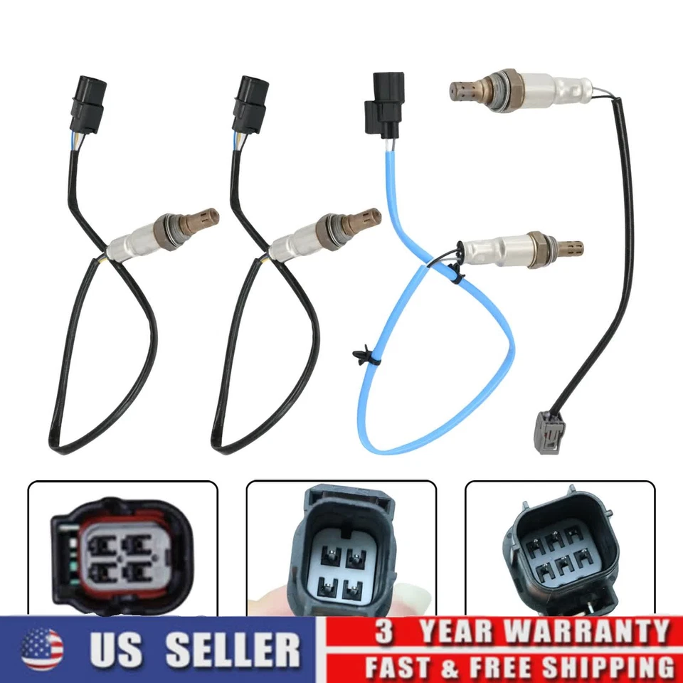Set of 4 NEW O2 Oxygen Sensor Up+Downsream For Acura RLX TLX 3.5L V6 2015-2020 - Image 1 of 4