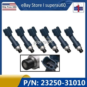 23250-31010 Boquilla de inyección de combustible de 6 piezas apta para Toyota 4Runner Tundra GAS 4,0 L - Imagen 1 de 12