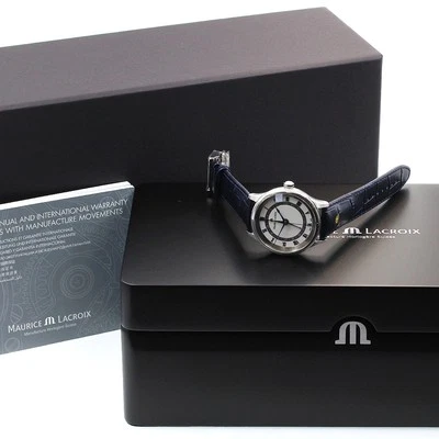 Maurice Lacroix Masterpiece 5 Hands Mp6507-Ss001-110-4 AT SS White 40mm Grade S  - Image 1 of 4