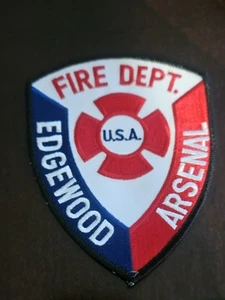 Edgewood Arsenal Fire USA Maryland US Army Military MD Patch P6 - Picture 1 of 1