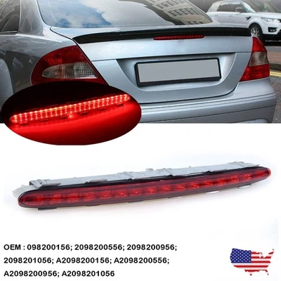 Red LED THIRD BRAKE LIGHT 3rd Stop Lamp for Mercedes Benz CLK W209 2002-2009 - Image 1 of 4