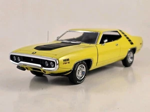Franklin Mint 71 Plymouth Road Runner 426 Hemi "CURIOUS YELLOW" LE 1:24 L@@K! - Picture 1 of 22