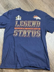 Denver Broncos Super Bowl 50 Champions Legend Status The Nike Tee Medium - Picture 1 of 6