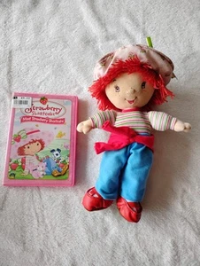 Vintage Strawberry Shortcake 2002 DVD & Yarn Hair Doll From The 80’s, Cloth Face - Picture 1 of 17